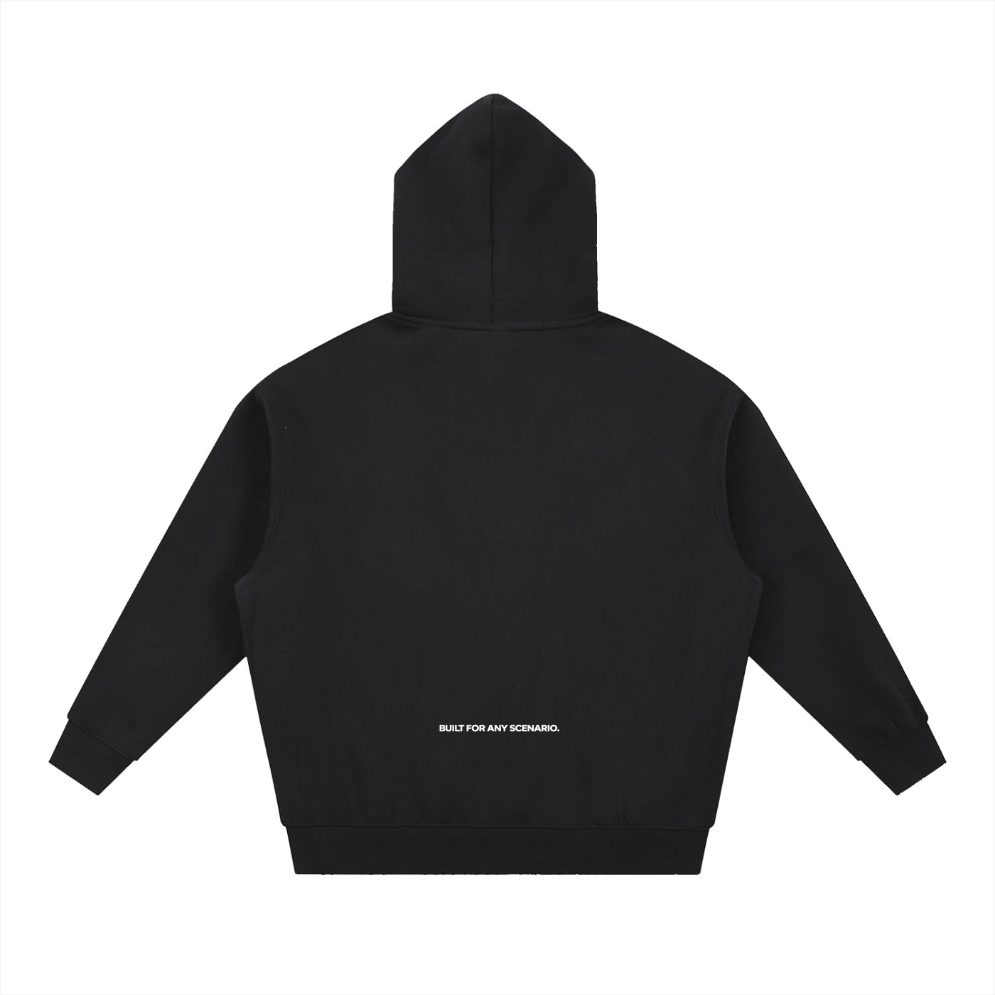 Stealth Oversized Boxy Fit Fleece Hoodie